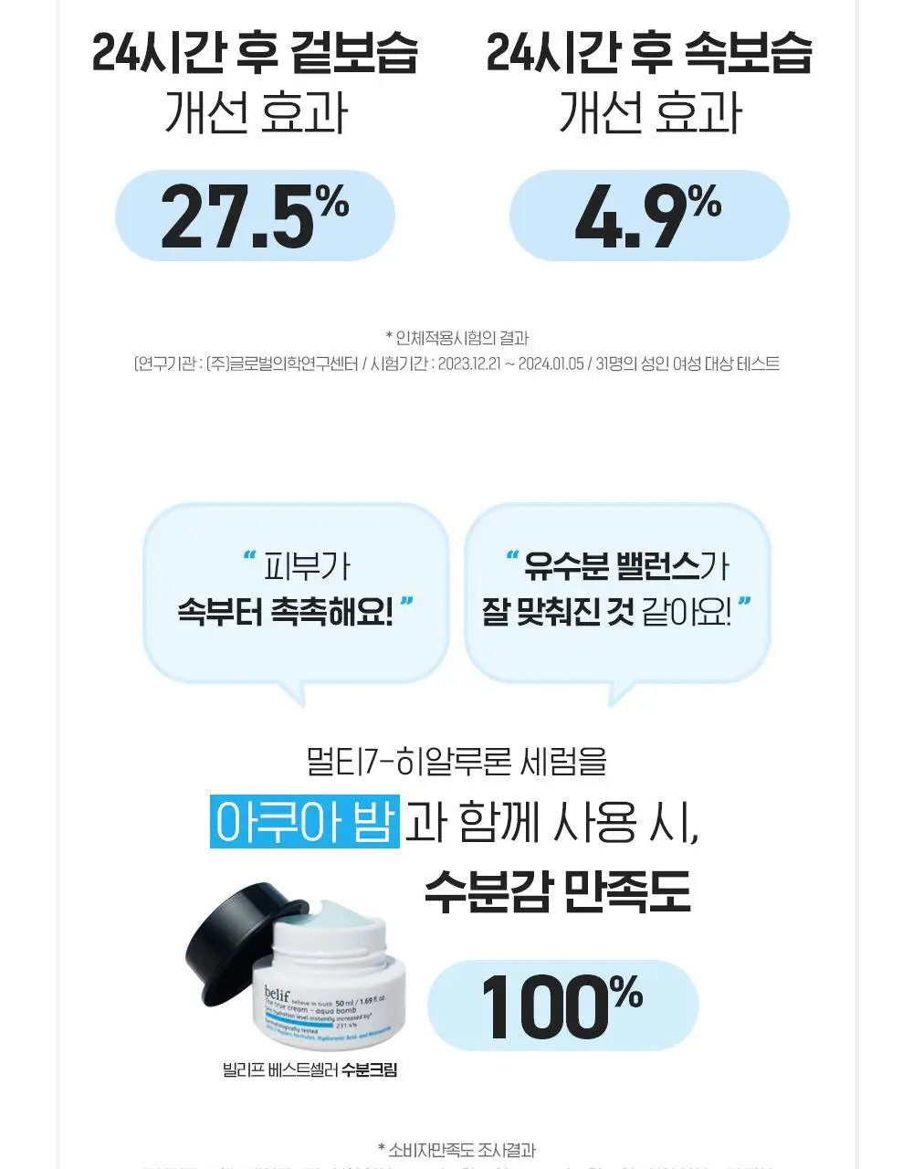 [수분잠금] 빌리프 슈퍼 드랍스 멀티7 히알루론세럼 30ml 1+1 기획 상세페이지 13
